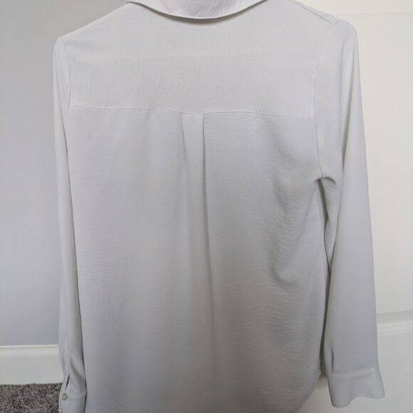Fortune and Ivy womens white button down blouse long sleeve textured size S - Picture 3 of 3